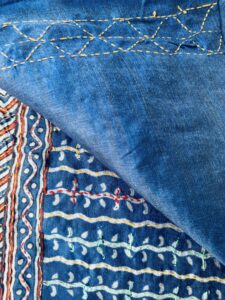 Tussar Kantha Saree - Image 3