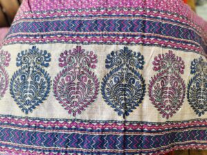 Tussar Kantha Saree - Image 2