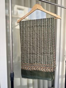 Tussar Kantha Saree - Image 3