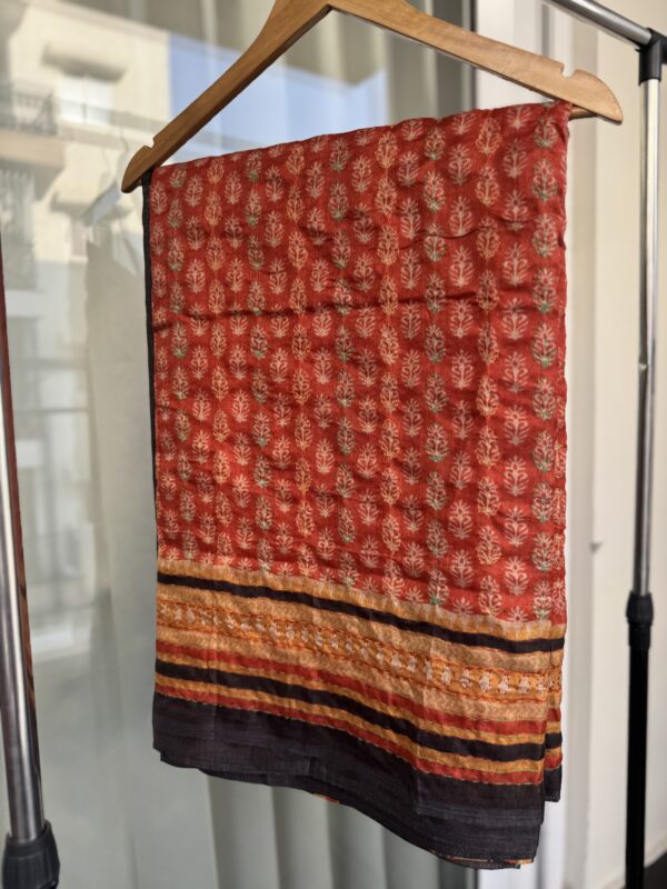 Tussar Kantha Saree