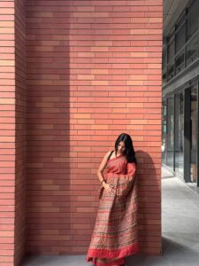 Tussar Kantha Saree - Image 5