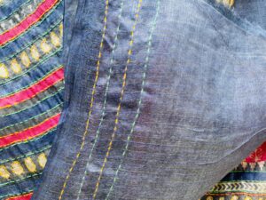 Tussar Kantha Saree - Image 4