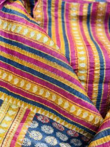 Tussar Kantha Saree - Image 3