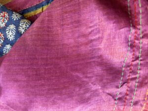 Tussar Kantha Saree - Image 4