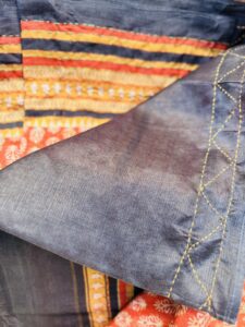 Tussar Kantha Saree - Image 3