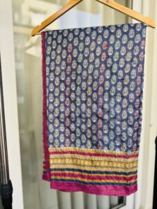 Tussar Kantha Saree - Image 2