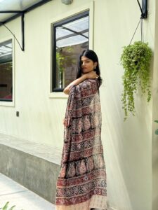 Kalamkari Mul Mul Cotton Sarees - Image 5