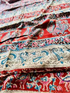 Kalamkari Mul Mul Cotton Sarees - Image 3