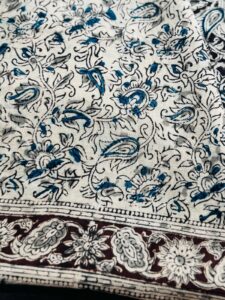 Kalamkari Mul Mul Cotton Sarees - Image 2