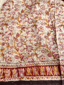 Kalamkari Mul Mul Cotton Sarees - Image 3